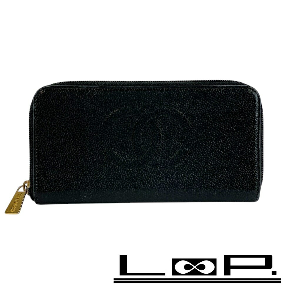 楽天市場】【財布】CHANEL シャネル キャビアスキン ココマーク