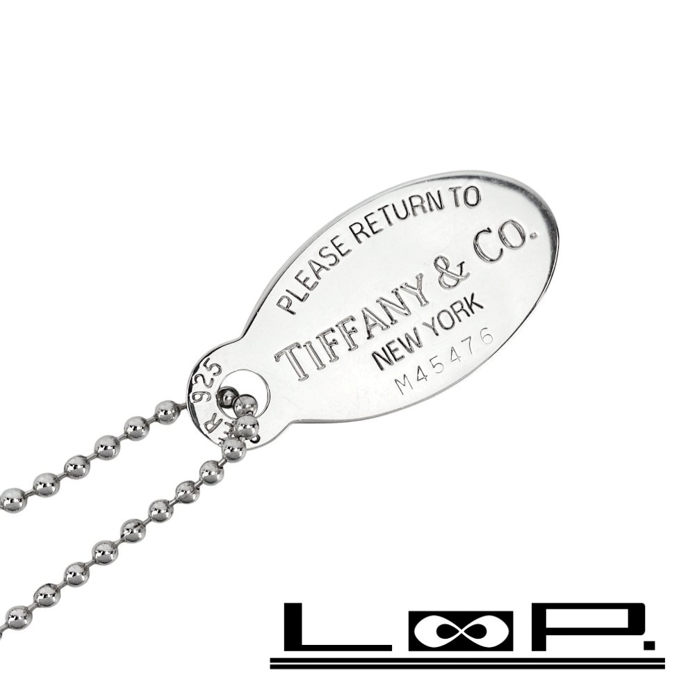 ティファニー ■美品■ リターン トゥ プレート ネックレス アクセサリー SV925 シルバー 【556753】13 【中古】｜LoopLand 店