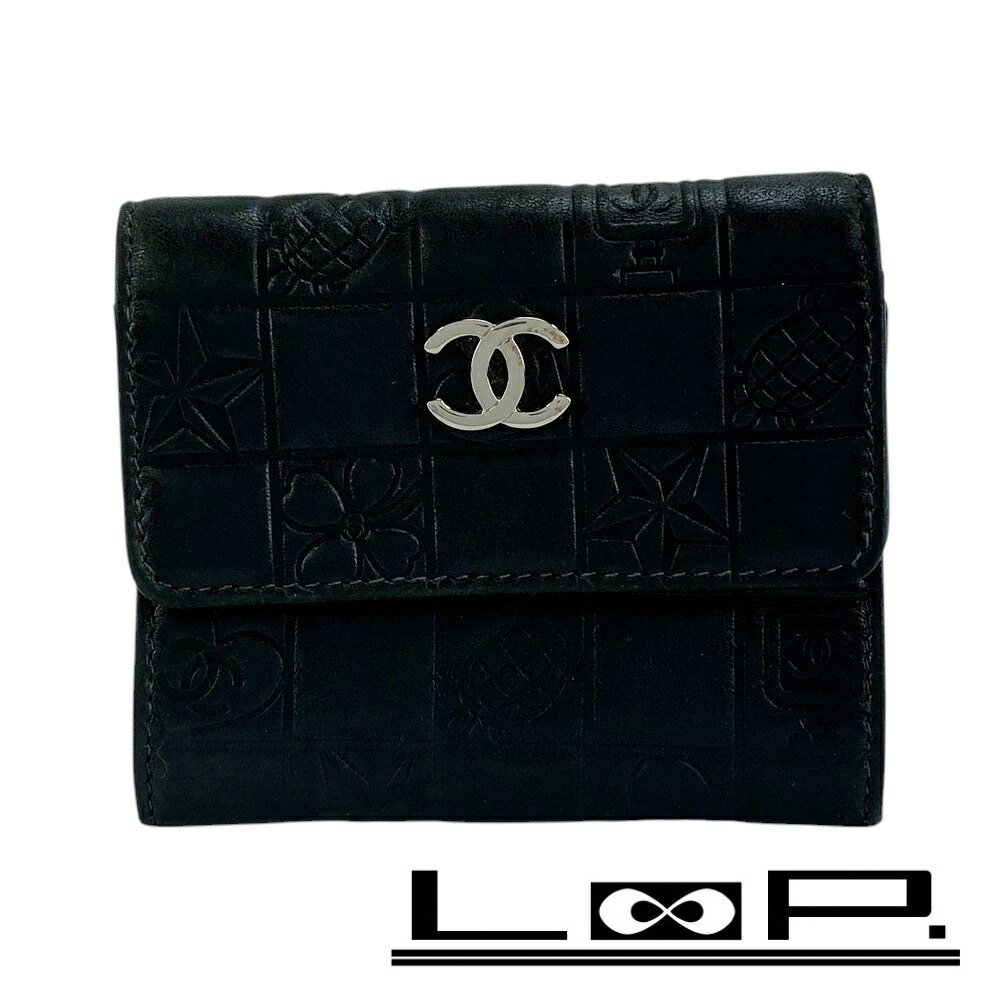 ☆CHANEL シャネル ☆小銭入れ　コインケース　ビコローレ　レザー　ブラック 楽天市場】【財布】CHANEL シャネル ビコローレ マトラッセ ココ