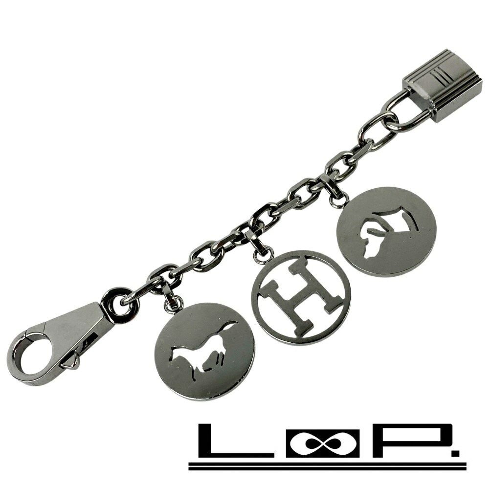 楽天市場】エルメス アミュレット4 ブルロック バッグチャーム