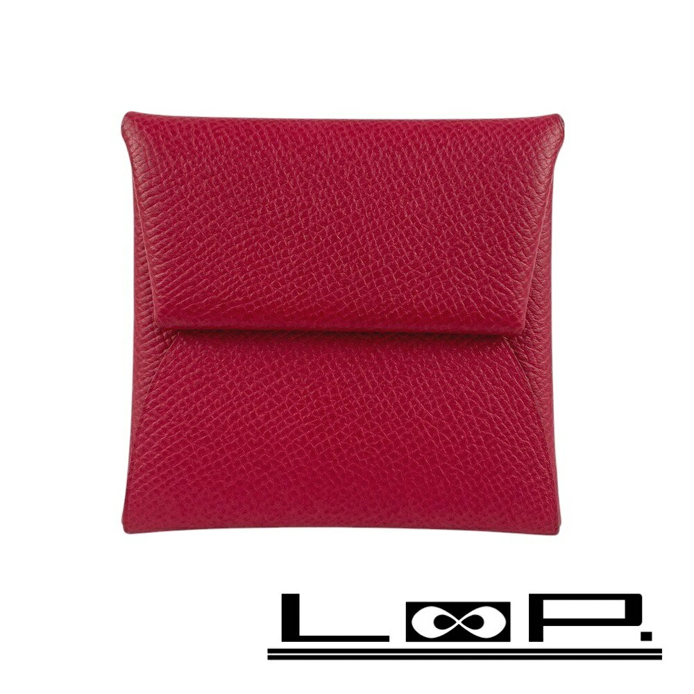 ✨️新品級✨️ エルメス バスティア コインケース レディース レッド エプソン HERMES エルメス コインケース バスティア ヴォーエプソン