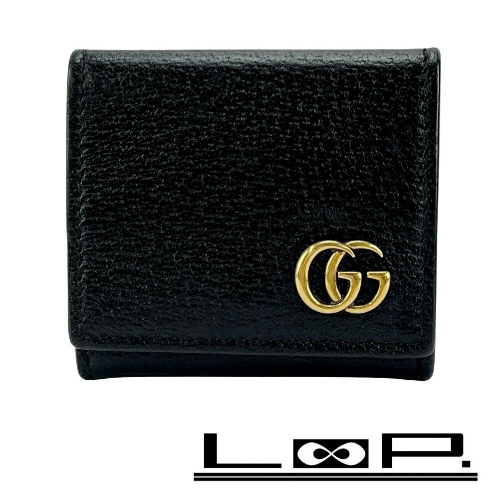楽天市場】グッチ 115263 レザー ブラック 馬蹄 コインケース【新宿店