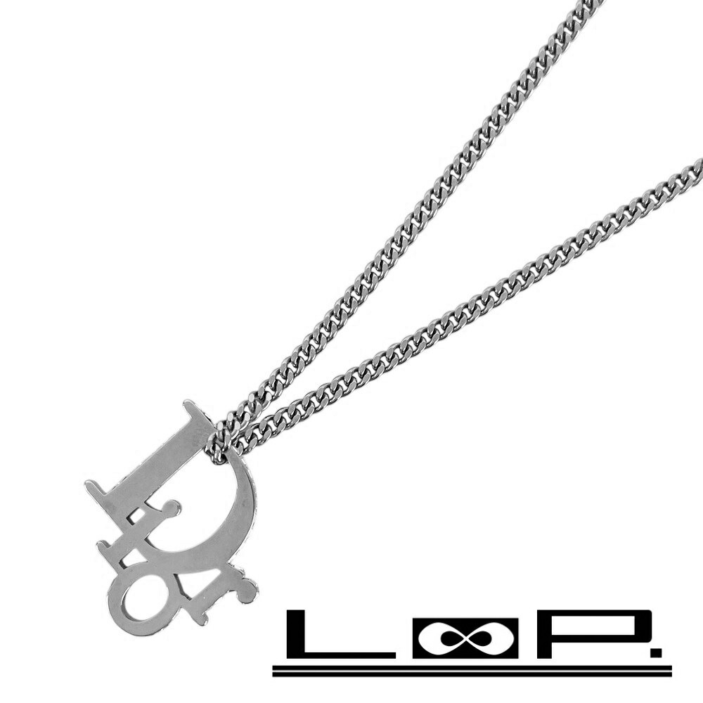 楽天市場】Dior【ディオール】ロゴ ネックレス ピンク ラインストーン