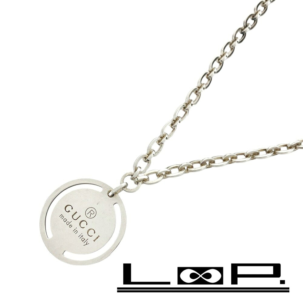 楽天市場】【動画有】グッチ GUCCI オーバルプレート ネックレス