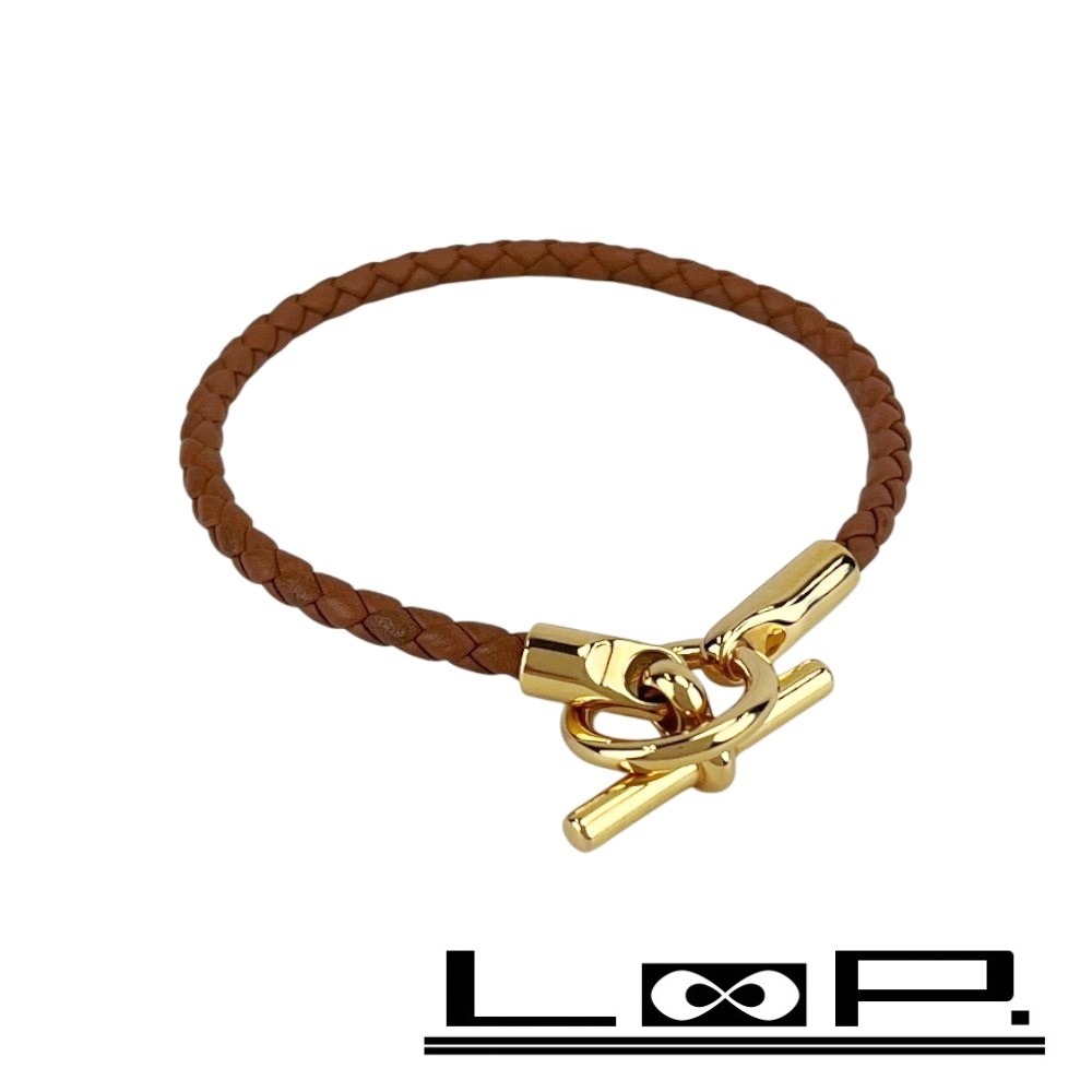 楽天市場】HERMES エルメス グレナン ブレスレット レザー GP ピンク