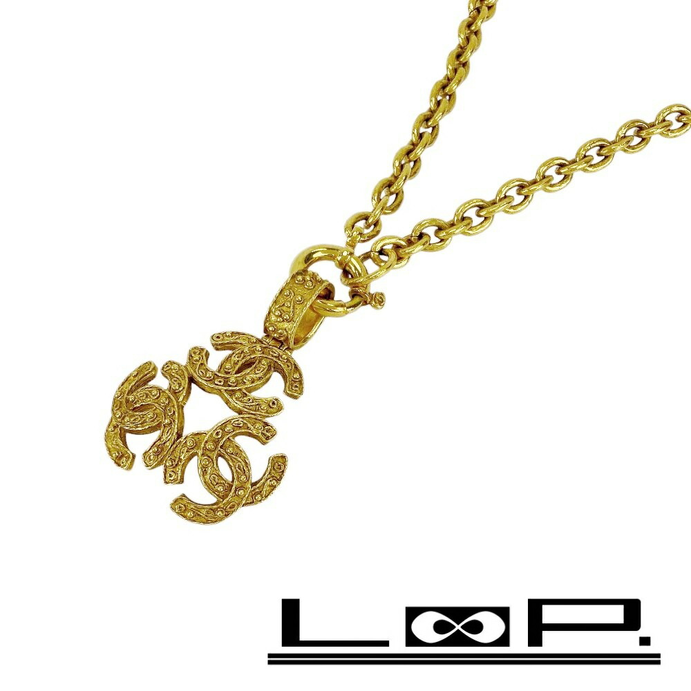 CHANEシャネル 94Aヴィンテージ トリプルココマーク チェーンネックレス 楽天市場】シャネル 【CHANEL】 トリプルココ ロング チェーン