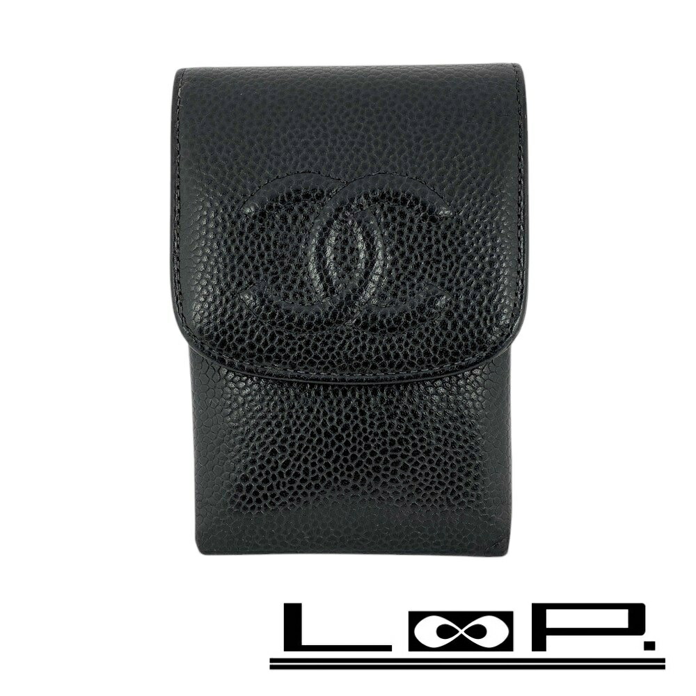 ◇美品◇ CHANEL シャネル シガレットケース CC ココマーク ラムスキン CHANEL シャネル シガレットケース CC ココマーク ラムスキン
