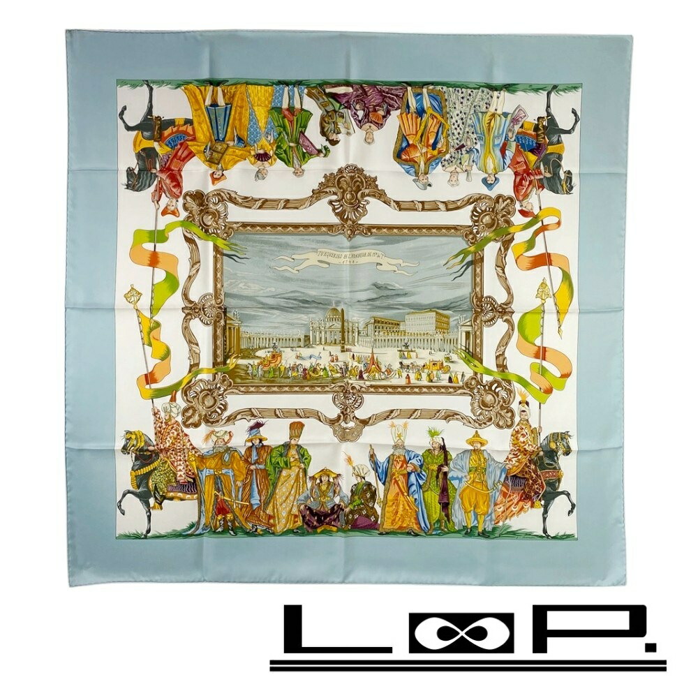 エルメス　スカーフ90 熱帯のモダニズム柄 楽天市場】【エルメス】Hermes カレ90 Modernisme tropical 熱帯