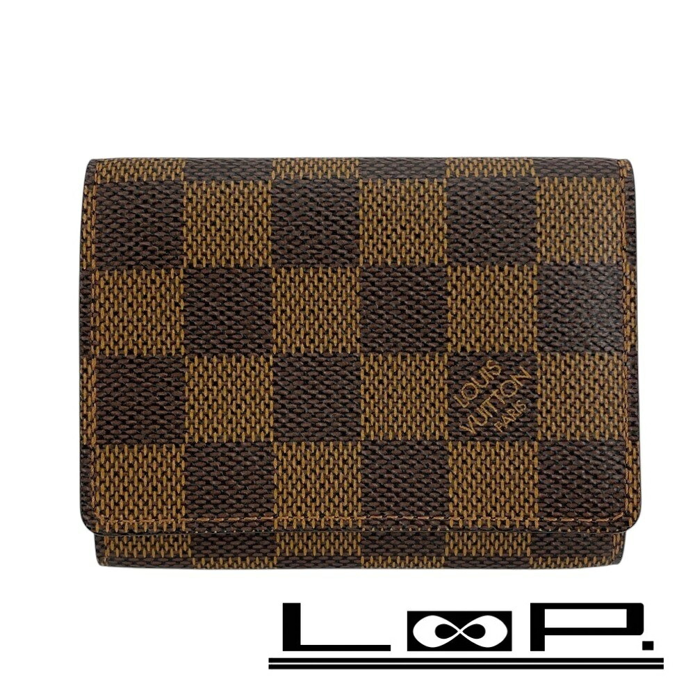 極美品✨ルイヴィトン　ダミエ　アンヴェロップカルトドゥヴィジット　カード入れ 楽天市場】LOUIS VUITTON ルイ ヴィトン ダミエ アンヴェロップ カルト
