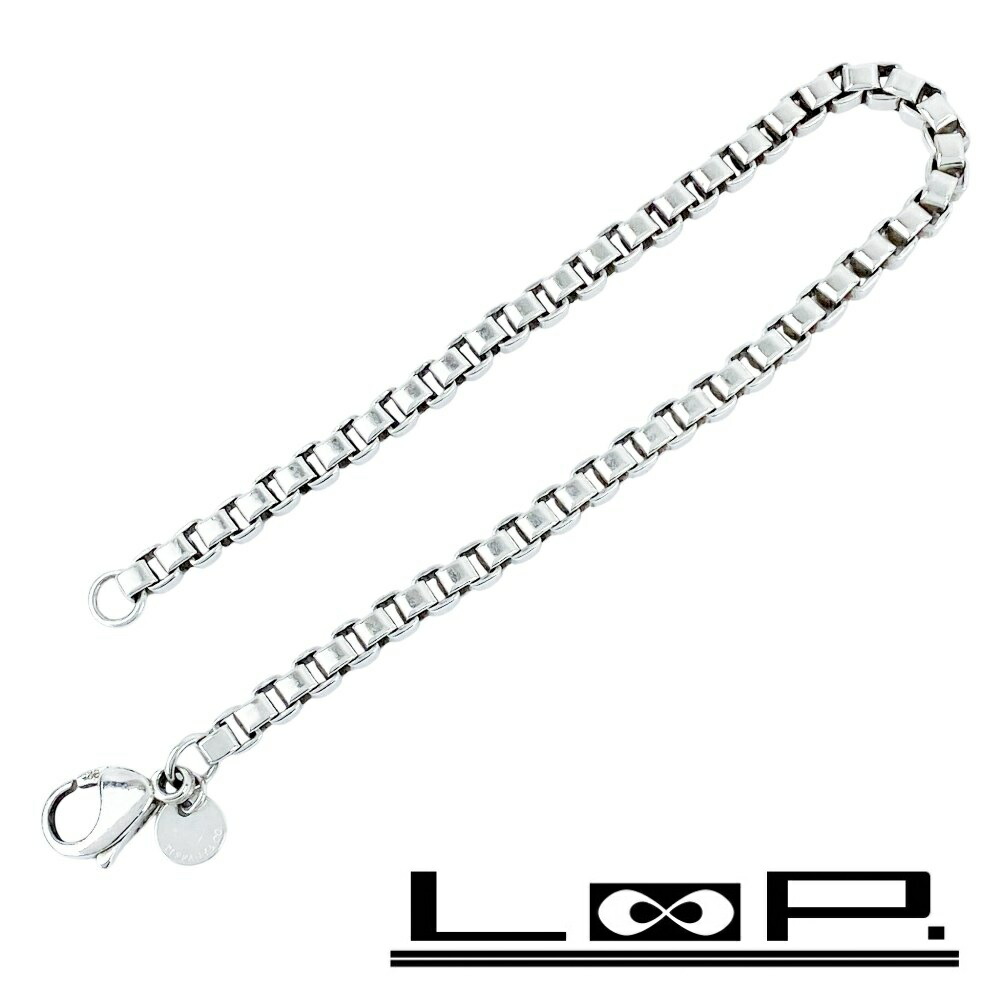 【極美品】約18cm ティファニー ベネチアン　ブレスレットSV925 楽天市場】ティファニー ブレスレット SV925 ベネチアンリンク