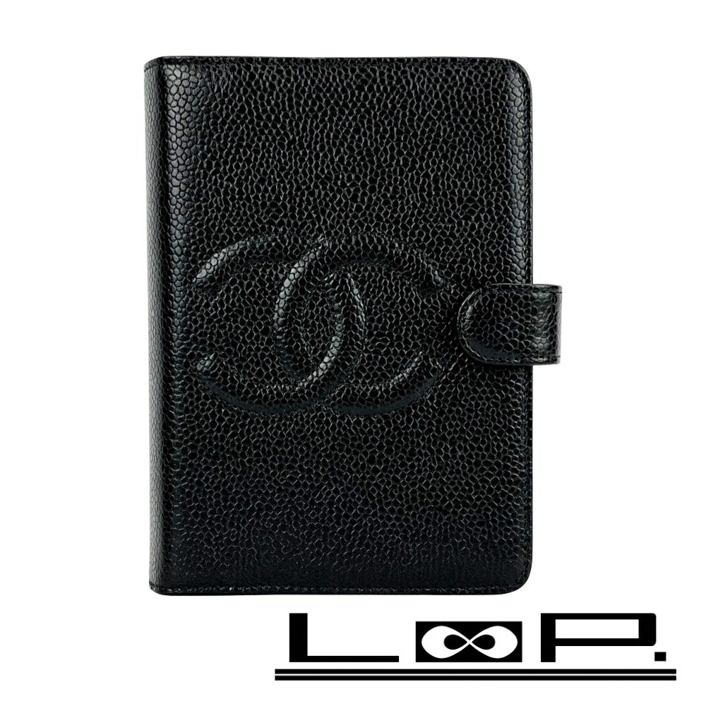 楽天市場】CHANEL シャネル カンボンライン 手帳カバー 6穴式 システム