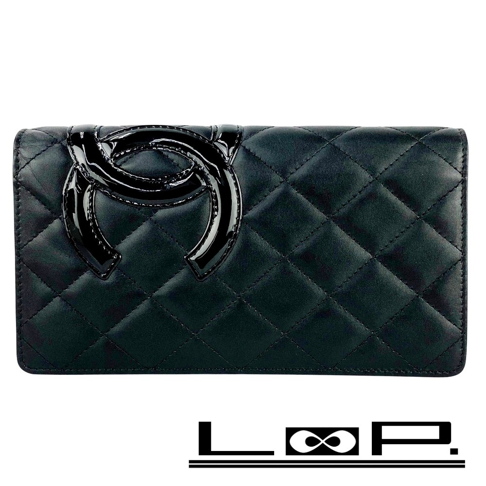 楽天市場】【財布】CHANEL シャネル カンボンライン ココマーク 2つ折