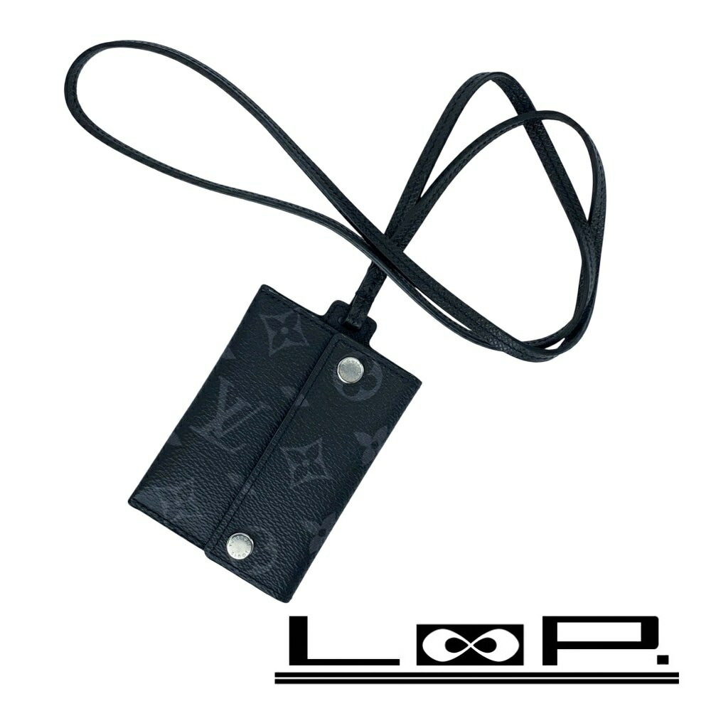 極美品◆ルイヴィトン エクリプス モノグラム カードホルダー LOUIS VUITTON ルイ ヴィトン モノグラムエクリプス カード