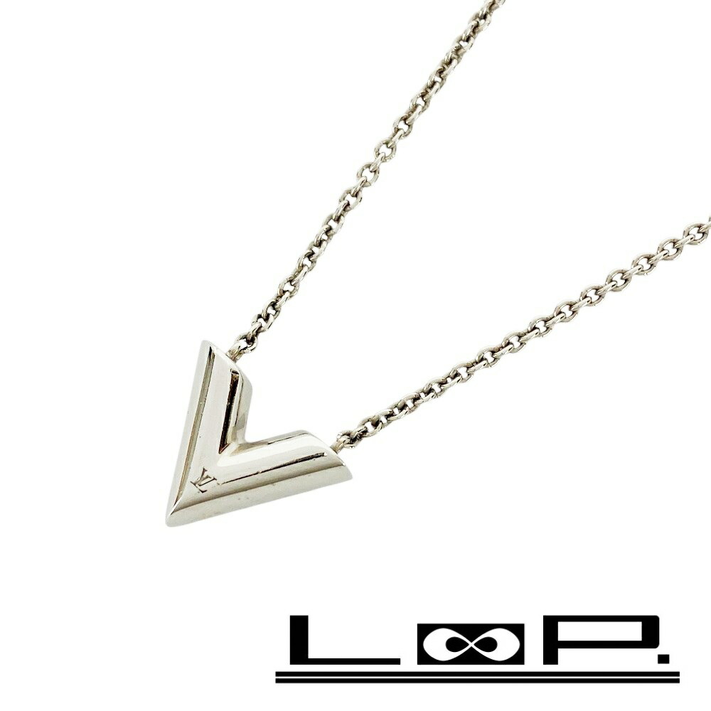 現行モデル 美品 ルイヴィトン ネックレス エッセンシャルV シルバー 楽天市場】≪Brand new≫ LOUIS VUITTON Essential V Supple