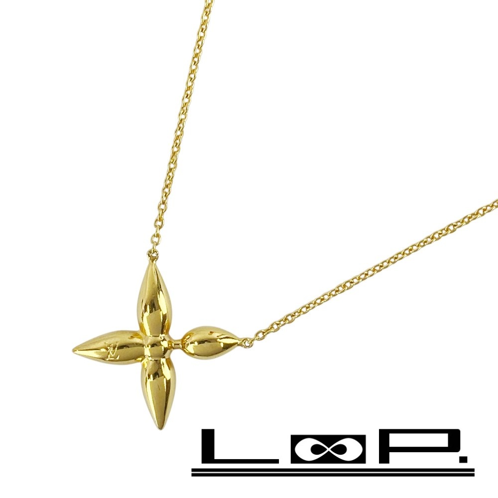 ルイヴィトン ■新同■ コリエ ルイゼット ネックレス アクセサリー DP ゴールド M00365 【588495】8 【中古】