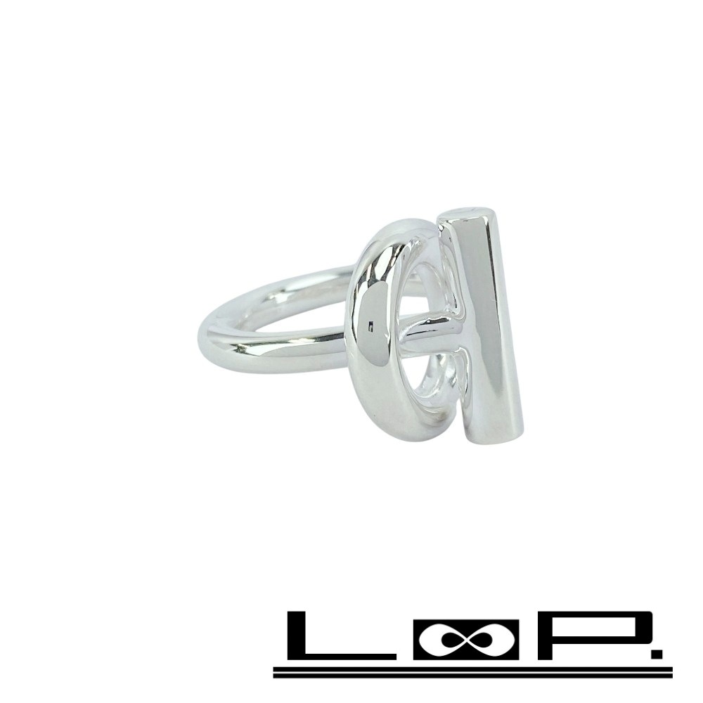 楽天市場】エルメス HERMES サイズ:10号 エシャペGM シルバーリング