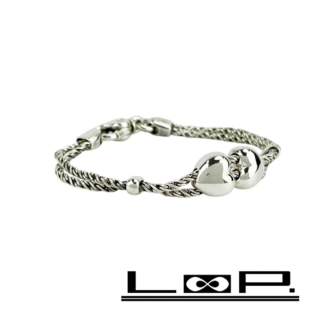 楽天市場】【中古】新品同様 ティファニー ダブルロープ ブレスレット