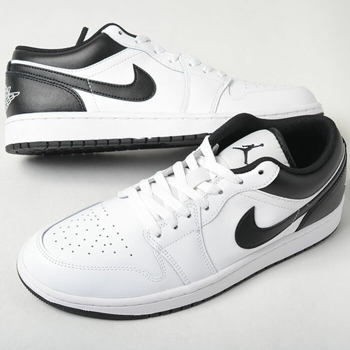 楽天市場】NIKE AIR JORDAN 1 LOW white/black-wht 553558-132