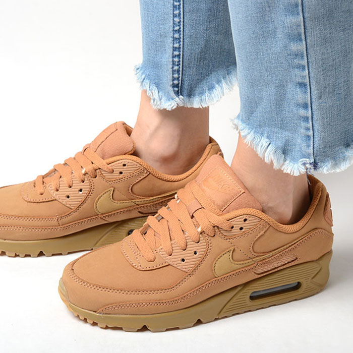 楽天市場】NIKE AIR MAX 90 PRM WNTR TRK3 flax/wheat-gum light