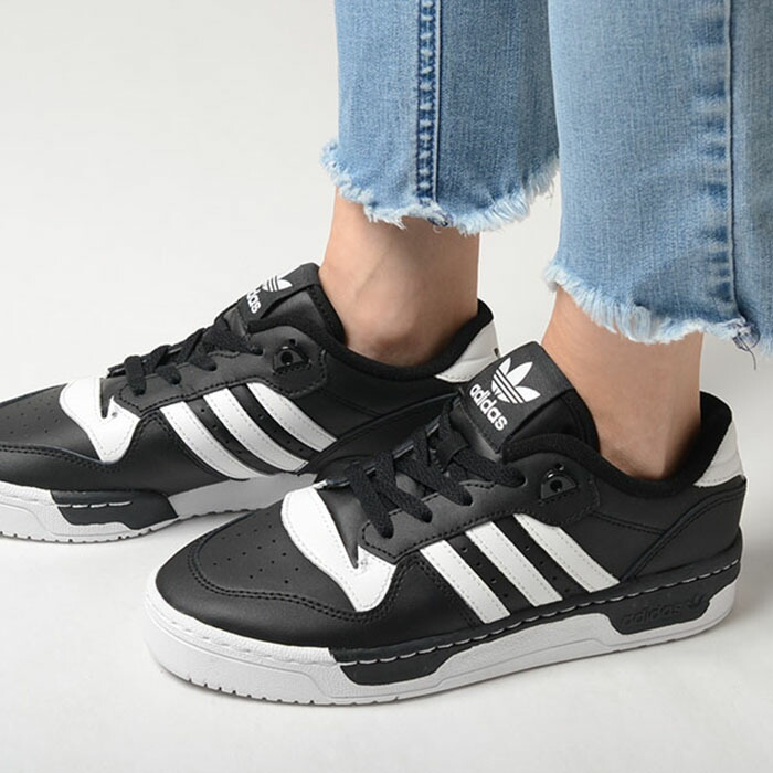 adidas RIVALRY LOW アディダス ライバルリー 置き目 レディース スニーカー 黒いこと fz6327