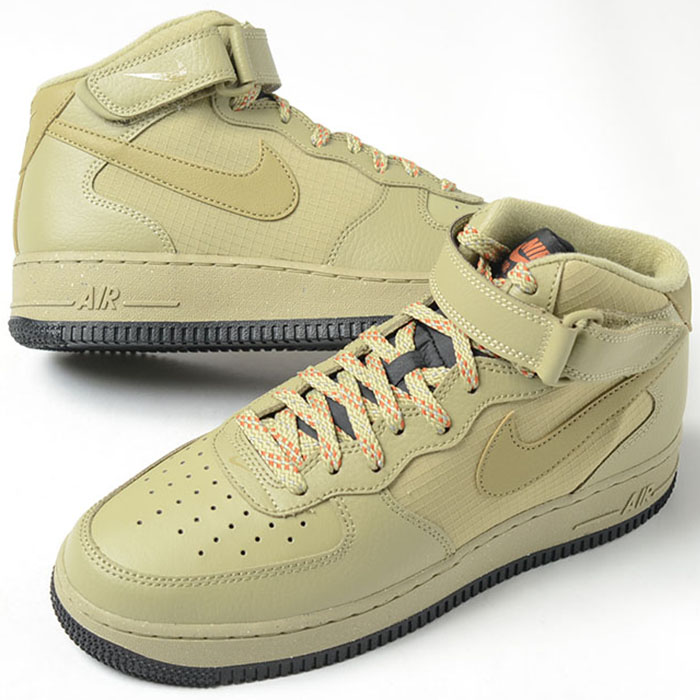 NIKE AIR FORCE 1 MID 07 ナイキ ウィメンズ エア湖 フォース ミッド メンズ スニーカー カーキ緑であること fb8881-200 靴-メンズ靴