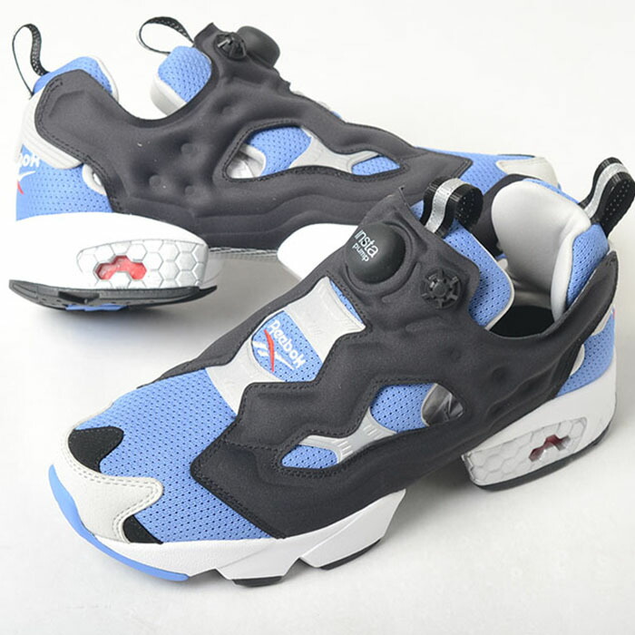 Reebok INSTA PUMP FURY 94 リーボック インスタ 揚水機 フューリー メンズ スニーカー 黒いこと青色 100211290 メンズ靴-靴