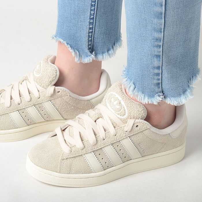 adidas CAMPUS 00s アディダス キャンパス レディース スニーカー 秋冬 ベージュ ih9863画像