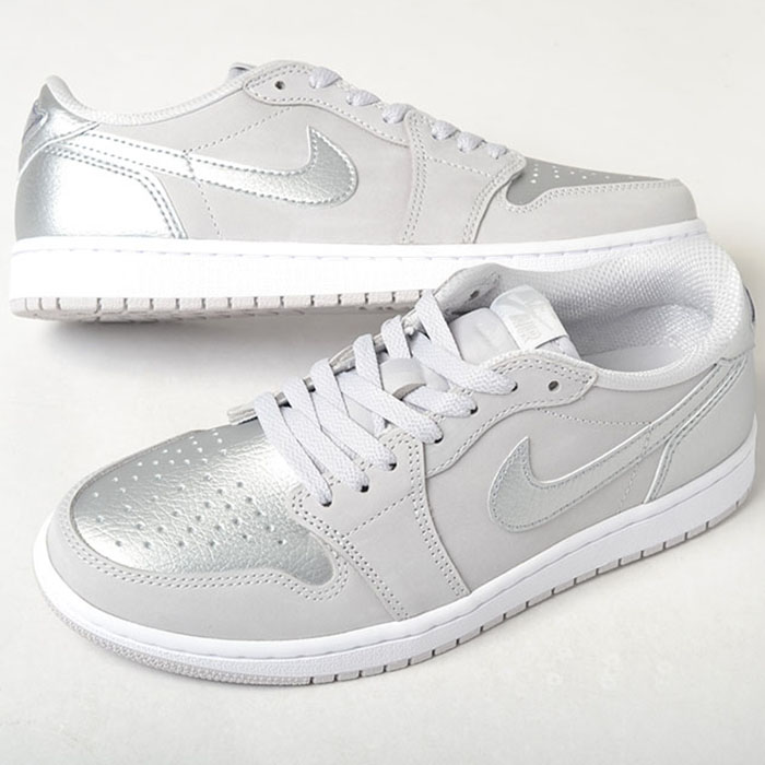 NIKE AIR JORDAN 1 RETORO LOW OG ナイキ エアジョーダン レトロ ロー メンズ スニーカー メタリックグレー cz0790-002