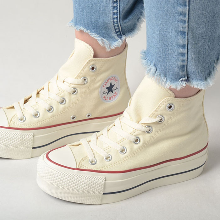 CONVERSE ALL STAR HI コンバース オールスター ハイ レディース スニーカー オフホワイト 31311131
