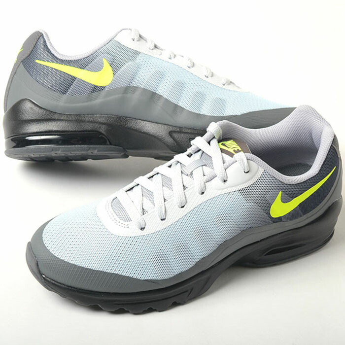 NIKE AIR MAX INVIGOR ナイキ エアマックス インビガー メンズ スニーカー グレー蛍光イエロー cd1515-004｜loopool