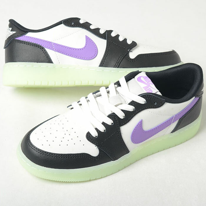 NIKE AIR JORDAN 1 RETORO LOW OG (GS) ナイキ エアジョーダン レトロ ロー レディース スニーカー ホワイトブラック hf0410-001|loopool