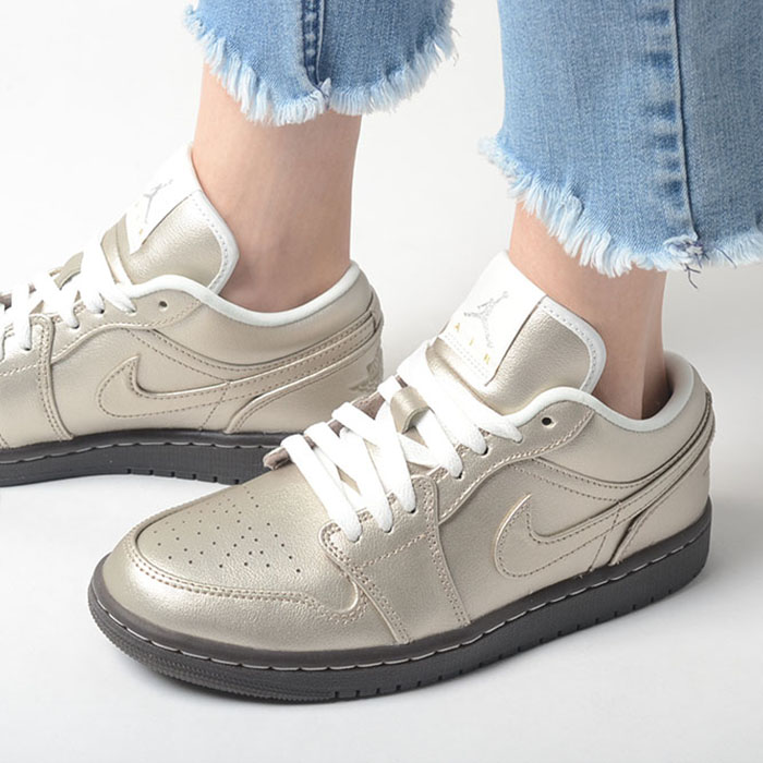 NIKE W AIR JORDAN 1 LOW SE M ZINC/M ZI 国内発送 JORDAN BRAND WMNS AIR JORDAN 1 LOW SE METALLIC ZINC/METALLIC