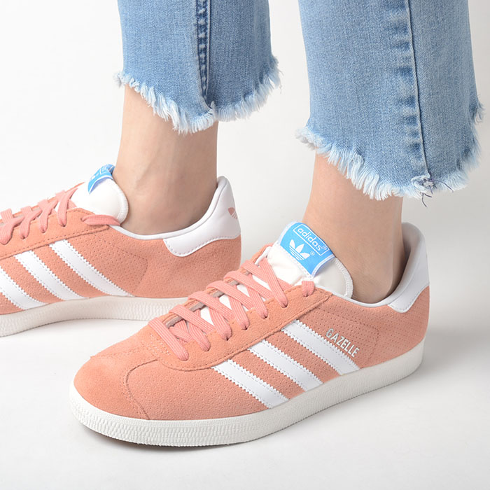 楽天市場】アディダス ガゼル adidas GAZELLE W ピンク/ホワイト
