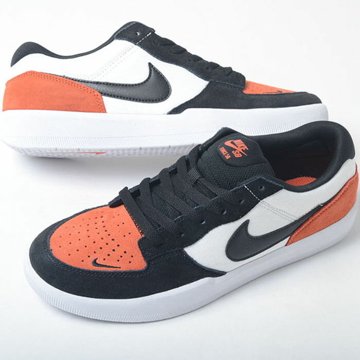 NIKE SB FORCE 58 ナイキ エスビー フォース 58 メンズ スニーカー オールシーズン ブラックオレンジ dv5477-100