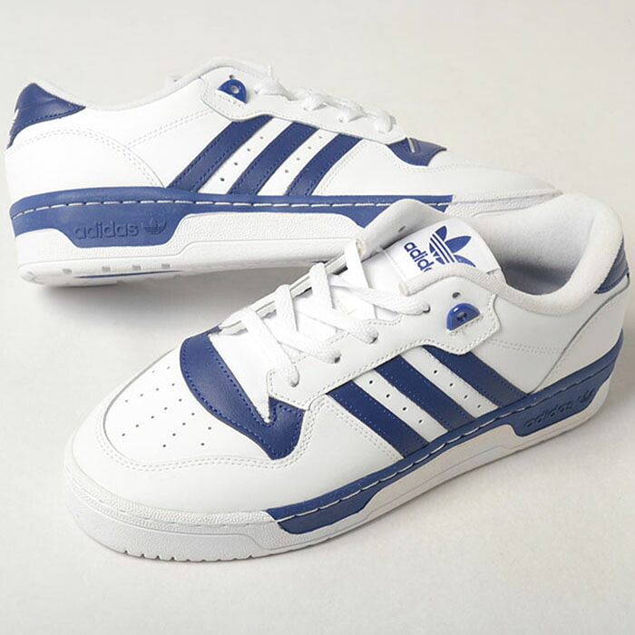 【訳あり】adidas RIVALRY LOW アディダス ライバルリー ロー メンズ スニーカー ホワイトネイビー gz9794w