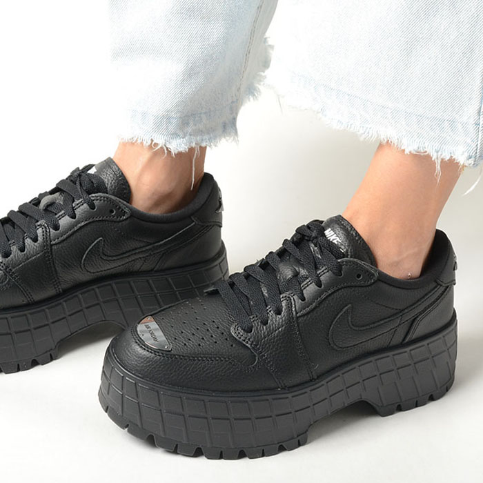 NIKE W AIR JORDAN 1 BROCKLYN LOW ナイキ ウィメンズ エアジ ョーダン ブルックリン 置き目 レディース スニーカー 黒いこと hf3184-001