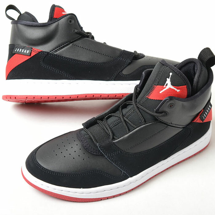 NIKE JORDAN FADEAWAY ナイキ ジョーダン フェイドアウェイ メンズ スニーカー 黒いこと赤いこと ao1329-023 靴-メンズ靴
