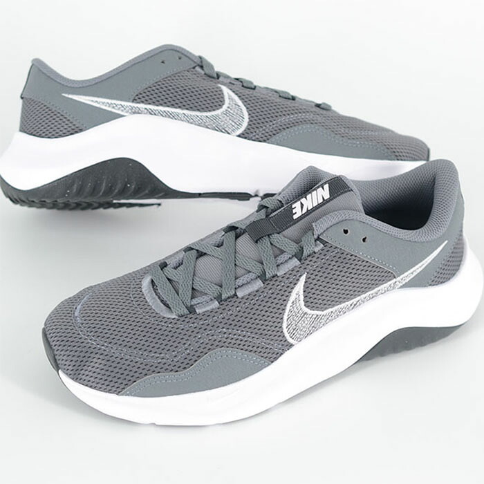 NIKE LEGEND ESSETIAL 3 NN ナイキ レジェンド エッセンシャル メンズ スニーカー グレー dm1120-002