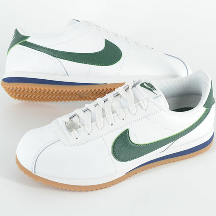 NIKE CORTEZ ナイキ コルテッツ メンズ スニーカー ホワイトグリーン dm4044-113｜loopool