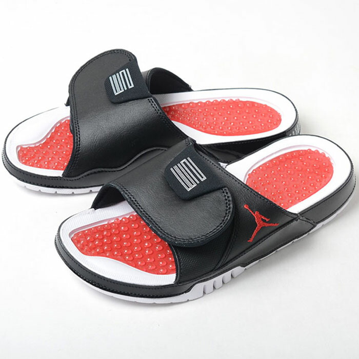 楽天市場】NIKE JORDAN HYDRO 7 black/white-gym red-white aa2517-001