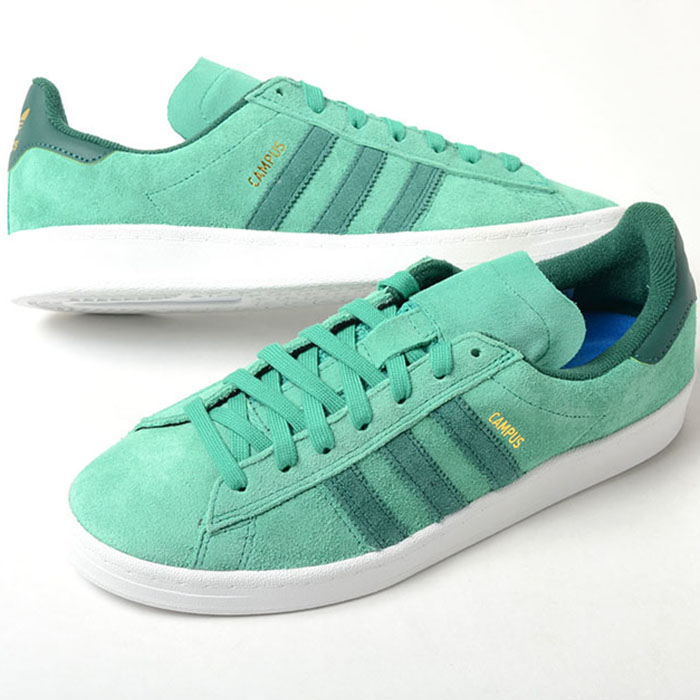 adidas CAMPUS ADV アディダス 校庭 スケートボーディング メンズ スニーカー 緑であること jq2659