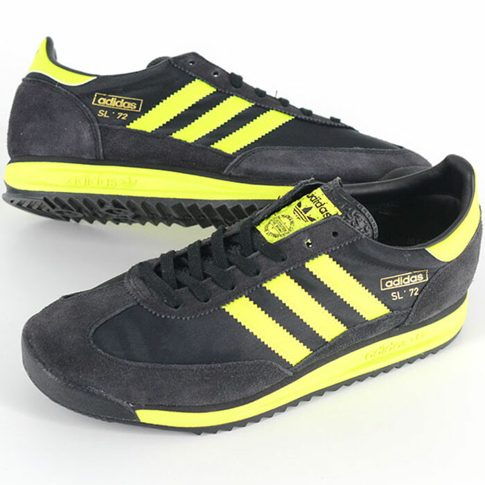 adidas SL 72 RS アディダス メンズ スニーカー ブラック蛍光イエロー ig4647