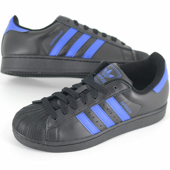 adidas SUPERSTAR II アディダス はやりっ子 メンズ スニーカー 黒いこと青碧 jq2310