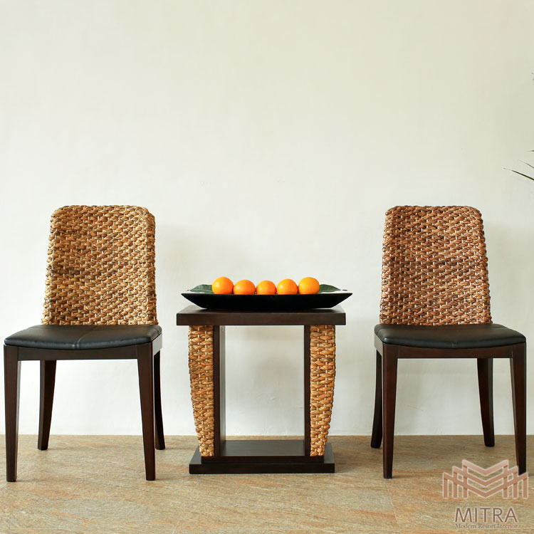 楽天市場】サイドテーブル ウォーターヒヤシンス材 アジアン家具