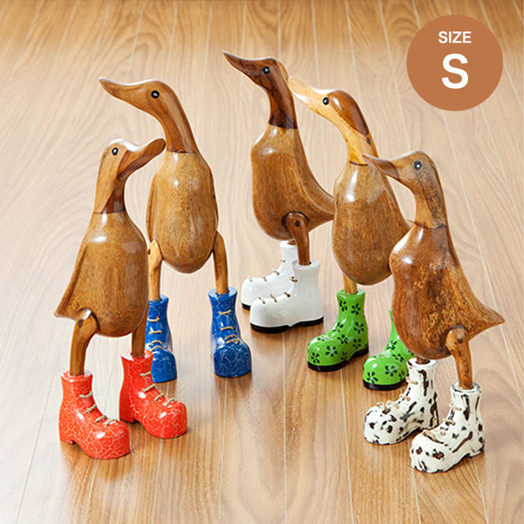 楽天市場】アヒル 鳥 ダック 置物 オブジェ おしゃれ 木彫り 木製 天然