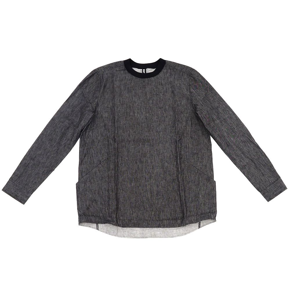新品 25SS RIPVANWINKLE SOLID L/S SHIRT プルオーバー 【大いさ：L】 T.Black RW-702 リップヴァンウインクル メンズ 6F12/I0623S/KEP12/HM/SYM/LP メンズファッション-Tシャツ・カットソー-トップス