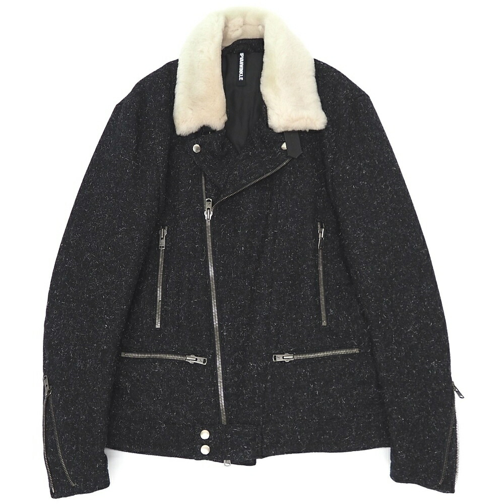 楽天市場】未使用品訳あり RIPVANWINKLE スエードレザー ライダース