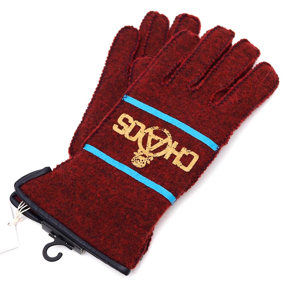 楽天市場】新品 Vivienne Westwood ニット レザーグローブ 手袋