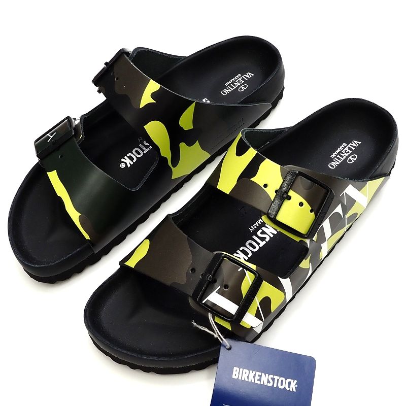 【楽天市場】新品 VALENTINO GARAVANI × BIRKENSTOCK Arizona BS レザーサンダル 【サイズ：39(25cm)】  カモフラージュ NARROW FIT ヴァレンティノ ガラヴァーニ ビルケンシュトック メンズ 5L/F04123/HUN10/HM/SYM/RR :  LOOPSTYLE