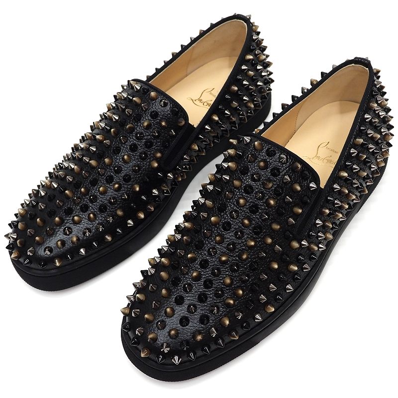 F03105 未使用品 Christian Louboutin 革靴：41.5 楽天市場】未使用品 Christian Louboutin レザーシューズ 革靴